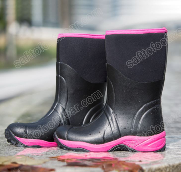 Kaymaz Kauçuk Su Geçirmez Botlar