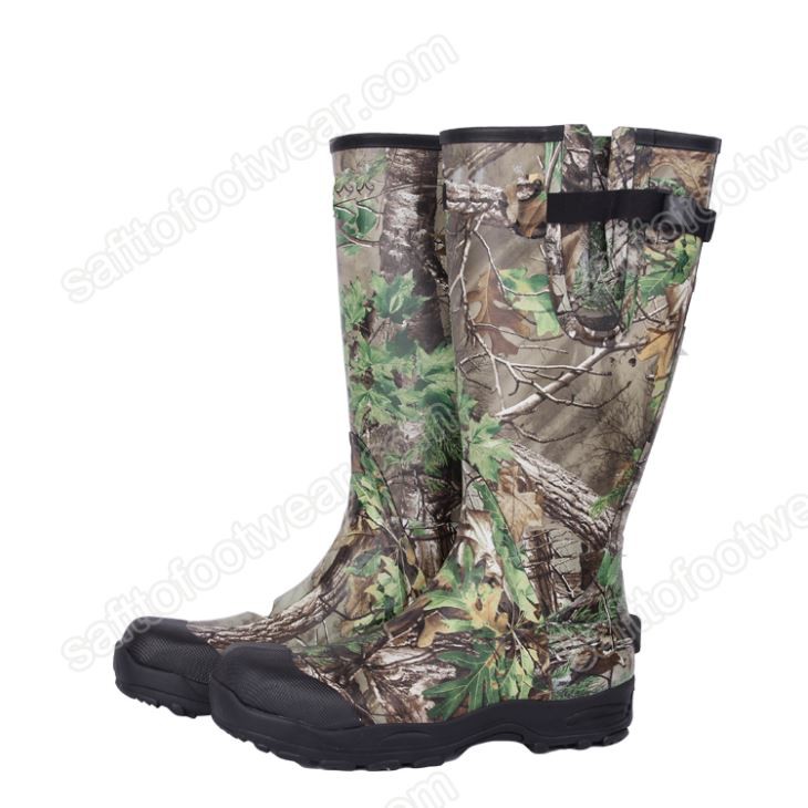 Erkek Camo Outdoor Kauçuk Avcılık Botları